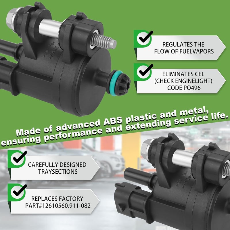 Mormonea 12610560 12690512 911-082 Evap Vapor Canister Purge Valve Solenoid Compatible With Acadia Terrain Impala Traverse SRX Enclave 2009 2010 2011 2012 2013 2014 2015 2016 - Image 5